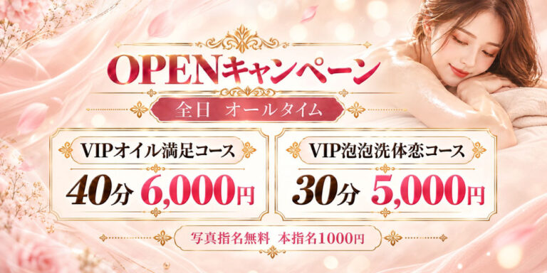 愛の夢 OPENキャンペーン VIPコース
