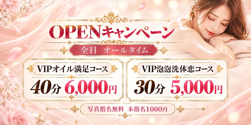 愛の夢 OPENキャンペーン VIPコース